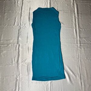 Naked Wardrobe Aqua Blue Mini Dress SZ M